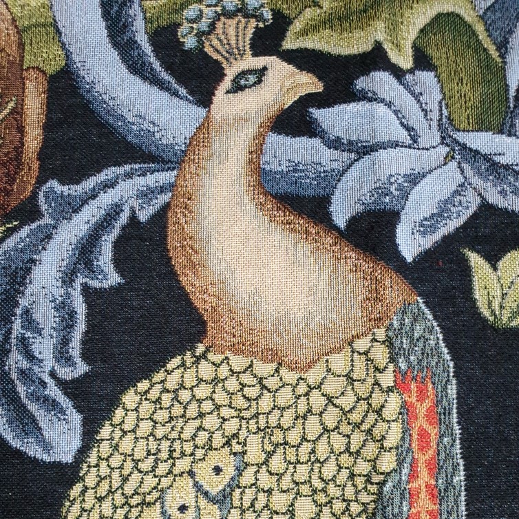 Ткань гобеленовая, хлопковая Лесные обитатели, шир. 140 см, 1 пог.м. — изображение 2